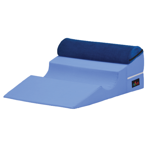 Bed Wedge for Side Sleepers with Half Roll Pillow
